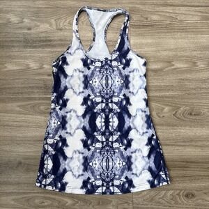 Lululemon Tank Womens 8 Multi Tie Dye‎ Racerback Yoga Athletic Workout Top